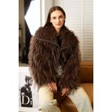 Robin D99759 Kadın Robin Mont - Standart - Kahve
