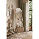 Robin Home Antre Koridor Konsol Duvar Salon Banyo Wc Ofis Yatak Odası Boy Aynası Ayaklı 40 x 120 cm Safir Meşe