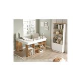 Robin Home Çalışma Masası + Kitaplık 2'li Set Çam- Beyaz
