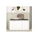 Robin Home Comfort Puflu Minderli Oturaklı Ayakkabılık 3 Kapaklı Dolap 90CM Beyaz