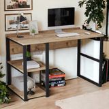 Robin Home Kitaplıklı Raflı Ofis Çalışma Masası Çam - 120cm x 60cm - Atlantik Çam