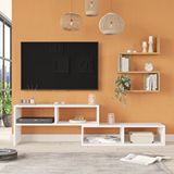 Robin Home Nexus Tv Ünitesi Tv Sehpası Raflı Beyaz-sepet