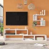 Robin Home Nexus Tv Ünitesi Tv Sehpası Raflı Beyaz