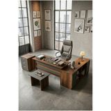 Robin Home Ofis Çalışma Masası + Ofis Sehpası + Ofis Dolabı + Keson