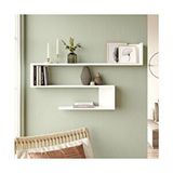 Robin Home Raffi No 10 Duvar Rafı Beyaz Kitaplık