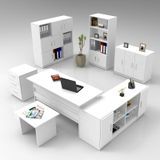 Robin Home Verona ABCDEFG2 Ofis Büro Masa Seti Makam Takımı Beyaz