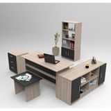 Robin Home Verona ABCDF Ofis Büro Metal Kapaklı Masa Takımı