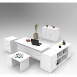 Robin Home Verona ABCEF Ofis Büro Masa Takımı Beyaz