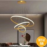 Robin Modern Üçlü 3 Lü Sarkıt Avize Beyaz Ledli - Eskitme