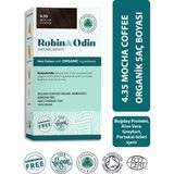Robin & Odin Organik Amonyaksız Kalıcı Saç Boyası 4.35 Mocha Coffee / Mokha Kahve