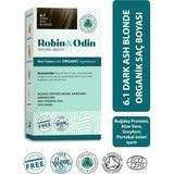 Robin & Odin Organik Amonyaksız Kalıcı Saç Boyası 6.1 Dark Ash Blonde / Koyu Küllü Sarı