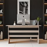 Robinhome Robin Home Verona A Ofis Büro Çalışma Masası Meşe - Siyah