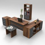 Robinhome Robin Home Verona Abcdf Ofis Büro Masa Takımı Barok-Gri