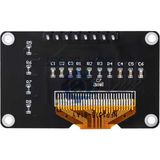 Robiz 0.96 Inch Mavi OLED Modül 4 Butonlu 3.3V 5V SSD1306 128X64 Piksel Iıc I2C Seri 0.96” Ekran LCD Gösterge Arduino STM32 ESP32