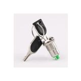 Robiz 12MM Metal 2 Pin Anahtar Kontrollü Buton Panel Montaj On Off 1A Ac 250V Güvenlik Kilit Elektronik