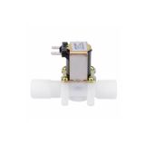 ROBİZ 12v Plastik Solenoid Valf Nc Elektrikli Manyetik Su Akış Vanası Kontrol Bahçe Sulama Çamaşır