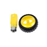Robiz 200RPM Tt Motor ve Tekerlek Seti Araba Robot Akılı Araç Oyuncak 250RPM Dc 3V-9V