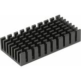 Robiz 25MMX50MMX10MM Alüminyum Soğutucu Pasif Isı Emici Radyatör Peltier LED Elektronik Devre Entegre VGA Ram Memory Cpu Gpu Raspberry Pi