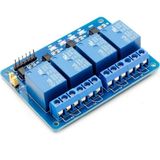 Robiz 4 Kanal 12V Röle Modül -- Ac 250V 10A -- Optokuplör Izolasyon