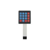 ROBİZ 4 X 4 Matrix Membran Keypad 16 Buton Tuş Takımı Keyboard Klavye Alarm Şifre Kilit Röle Kontrol
