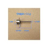 ROBİZ 6x5,5mm 2 Faz Long Shaft (dikkat Çok Küçüktür ) Micro Step Motor Uzun Mil