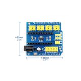 ROBİZ Arduino Nano 3.0 Io Shield Nano V3 Genişleme Sensör Kontrol Kartı I2c Pwm 3.3v Sensör Modül