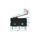 Robiz Makaralı Micro Switch Anahtar 5A 5A 250V Uyumlu Rulo Makara Kollu No Nc Spdt Sınırlayıcı Momentary