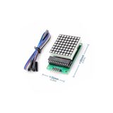 Robiz MAX7219 Nokta LED Matris Modül Dot Matrix 5V Ortak Katot 8x8 64 Nokta LED Ekran Saat