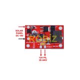 Robiz Mppt Solar Panel 12V Akü Şarj Kartı CN3767 13,5V 3A Pil Batarya Kurşun Asit Akü Şarj Güneş Pili