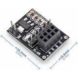 Robiz NRF24L01 Adaptör Kart NRF24L01 Pa Lna 8 Pin Dönüştürücü Devre 12V