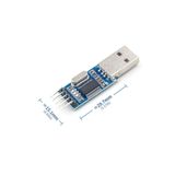 Robiz PL2303 USB To RS232 Ttl Uart Çevirici Modül Seri Port Haberleşme Mcu Uydu Alıcı DVD Gsm Telefon