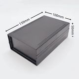 Robiz Plastik Elektronik Proje Kutusu 150MM x 100MM x 50MM Siyah Devre Prototip Güç Kaynağı Amfi Öğrenci Projesi Akıllı Ev Personel Takip Kapı Giriş Otomasyon Endüstriyel Kontrol