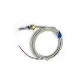 Robiz PT1000 Sıcaklık Sensörü 0C/105C Çelik Isı Probu 1.5 Metre IP68 Su Geçirmez Isıtıcı Fırın Kazan