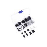 ROBİZ Set Kutulu 2 3 4 5 Pin Erkek Dişi Terminal Konnektör Sıkmalı Pin JST SM Konnektör Set 200 Parça