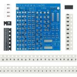 Robiz Smd Lehim Öğrenme Seti 62 Parça Smt Elektronik Eğitim Kiti Deney Pratikleme Kartı SOP14 0603 0805 1206 Direnç Melf Diyot SOT23 Transistör