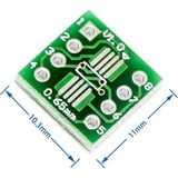Robiz Ssop8 Sop8 Dıp8 Smd Çevirici Pcb Sop8 Ssop8 Tssop8 Ssop Tssop Msop Prototip Deney Kartı Fr4