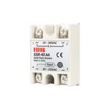 Robiz SSR-40AA Ssr Röle 40A Ac 24-380V Tek Fazlı Solid State Röle Elektronik Anahtar Termostat Resiztans