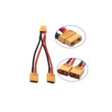 Robiz XT60 Konnektörlü Y Tip Birleştirici Kablo 10 cm Lipo Pil Batarya