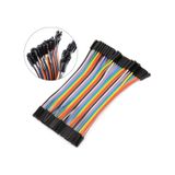 Robizstore-10Cm 40 Pin Dişi Dişi Dupont Kablo Breadboard Jumper Ayrılabilir