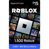 Roblox Dijital Hediye Kartı 1500 Robux Oyun İçin Kullanılabilir Global Kod