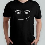 Roblox Man Face %100 Pamuklu Bisiklet Yaka T-Shirt Model - 2 - Siyah - XL