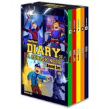 Robloxia Kid Diary of a Roblox Noob: Boks Seti 1-5 Video Oyunu Macera Hikayesi, Genç Çocuklar, Oyun Hayranları için