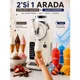 Robo 2in1 Beyaz Slush ve Dondurma Makinesi