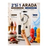 Robo 2in1 Beyaz Slush ve Dondurma Makinesi