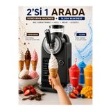 Robo 2in1 Gri Slush ve Dondurma Makinesi