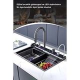 Robo Dijital Akıllı Eviye Seti Gri