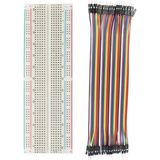 Robo Dünya 2'li Set: 830 Pin Breadboard ve 40 Pin Erkek-Dişi Jumper Kablo ile Eğlenceli Tasarım