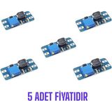 Robo Dünya MT3608 Ayarlanabilir Voltaj Yükseltici Kart - 5 Adet