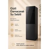ROBO Gizli Damacanalı Sıcak Soğuk Su Sebili – Kapaklı Tasarım, Paslanmaz Çelik Hazne, Ev ve Ofis Tipi
