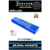 robo-mi Ecovacs Deebot Ozmo 900 2600mAh Robot Süpürge Bataryası - Yüksek Yoğunluklu Li-ion Hücre